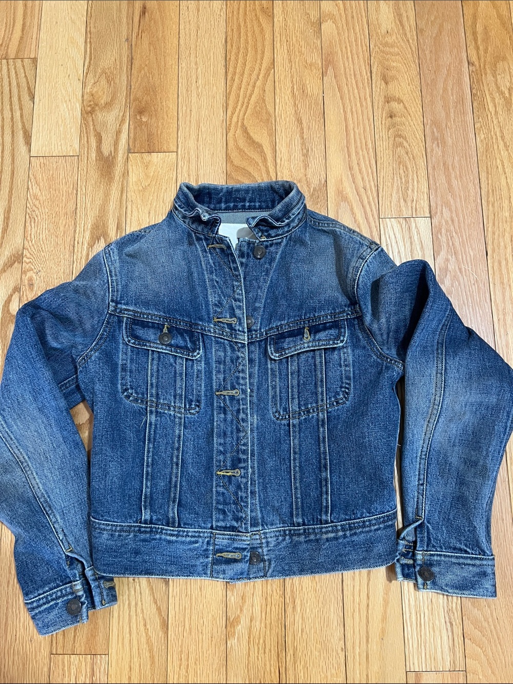 TNA Women's Dark Blue Denim Jean Jacket